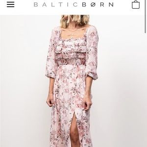 Baltic born Florence blush floral maxi size L